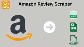How to bulk export Amazon product reviews?