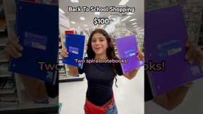 Back To School Shopping $100 Challenge @YoMariah