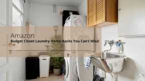 Viral Hits: Amazon Budget Closet Laundry Home Hacks You Can’t Miss!😲✨(LINK BELOW)👇| Ceci Finds 🌟💫