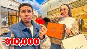 I SURPRISED MY WIFE WITH A NO BUDGET SHOPPING SPREE! ￼