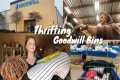 THRIFT with me at the GOODWILL BINS | 