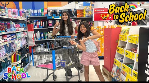 Deema and Sally SCHOOL SUPPLiES SHOPPiNG *BACK TO SCHOOL 2025