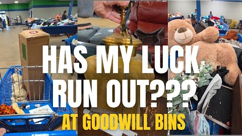 Thrift with me at the Goodwill bins for secondhand home decor • thrifting for resale