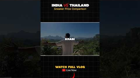 THAILAND Sneaker Deals 😱 Better than India? #outletpark #thailand