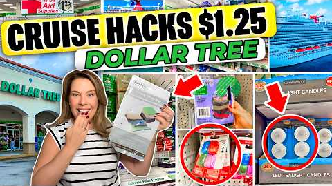 20+ NEW Dollar Tree Cruise HACKS You Need to Try