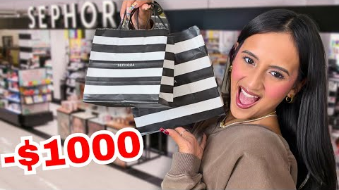 *NO BUDGET* Sephora Shopping Spree Makeover!