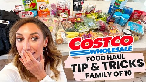 Costco haul for 8 kids! SECRET tips & hacks to shop on a BUDGET! | Jordan Page