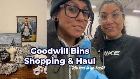 Goodwill Bins Shopping & Haul | Thrift with Us!