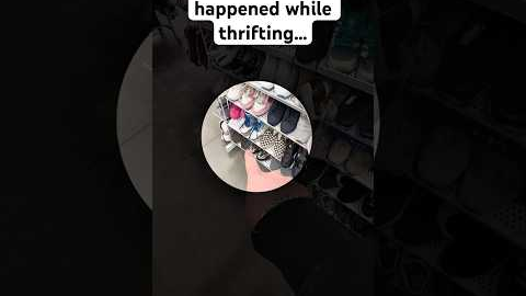 The worst thing that can happen while thrifting… #sneaker #shoes