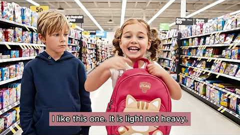 Back to School Shopping Challenge! 🎒| Lily & Zog - Fun English