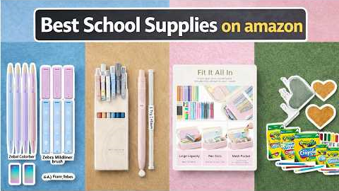 THE Best School Supplies ON Amazon You Can Buy Right Now