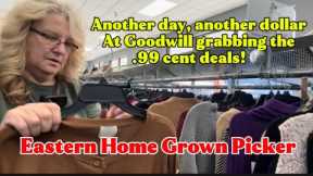 Goodwill Thrift Haul | Picking the Best Clothes to Resell |99 cent deals| Thrift With Me at Goodwill