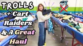 She Accused Us Of Being  RESELLER SHARKS  At The Goodwill Outlet Bins! ~ Phenomenal Thrift Haul
