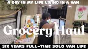 Van Life: Grocery and Shopping Haul on a Budget | Running Errands | Solo Female Full-Time Traveler 
