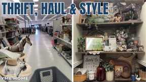 *New* THRIFT WITH ME at GOODWILL for Neutral & Rustic Home Decor/ Thrifting HOME DECOR + STYLED HAUL