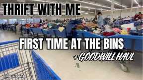 *NEW* Thrift with Me at the GOODWILL BINS! Thrifting HOME DECOR HAUL