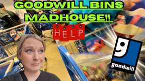 Goodwill BINS That 🔥NONSTOP🔥 Rotate! Fighting For My Life At Goodwill Bins!  +HAUL!