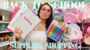 Back to School Supplies Shopping ✏️ | *Senior Year*