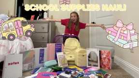 2025 school supplies shopping haul!📍📌📚✂️✏️ #grwm #schoolsupplies #schoolsuppliesshopping #haul