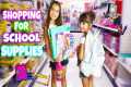 SHOPPING FOR SCHOOL SUPPLIES AT