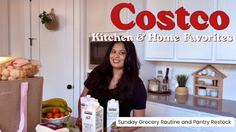 Sunday Pantry & Kitchen Restock , Costco Shop with me , Grocery Routine | Homemaking Tales | 🌸🌱
