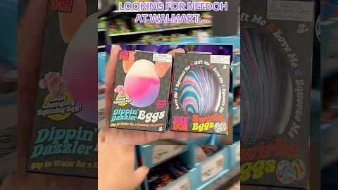 Looking for needoh at Walmart #needoh #squishy #squishies #fidgettoys #shopping
