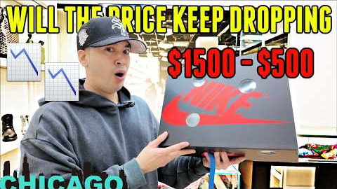 PRICES ARE CRASHING 📉📉 $1500 TO $500 SNEAKER SHOPPING IN CHICAGO
