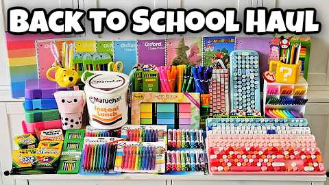 Back to School 2025 🍎 New Desk Setups, Supplies & Fun Surprises