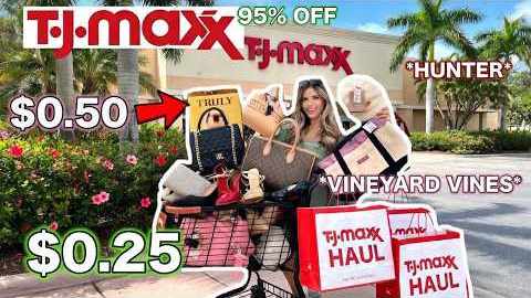 Girly TJ Maxx Shopping Spree: Designer Bags, Shoes & Accessories for $0.25! Epic 95% OFF Spring Haul
