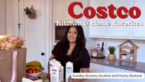 Sunday Pantry & Kitchen Restock , Costco Shop with me , Grocery Routine | Homemaking Tales | 🌸🌱