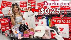 $0.25 Burlington Final Markdown Madness! I Cleared the store - Spring Finds No Budget Challenge