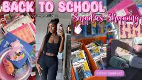 BACK TO SCHOOL SUPPLIES SHOPPING + HAUL 2025