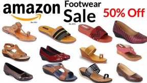 AMAZON FOOTWEAR SALE 50% OFF SHOPPING ONLINE LADIES SANDALS CHAPPAL DESIGN 2022 LOW PRICE
