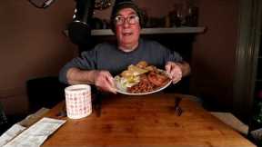 ASMR Grocery Haul and Breakfast Mukbang Whispering