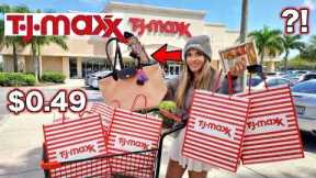 TJ MAXX NO BUDGET SHOPPING SPREE! Girly Edition | Found DESIGNER For ONLY $0.49!