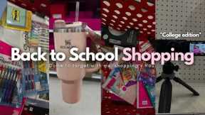 BACK TO SCHOOL SUPPLIES SHOPPING + HAUL *College edition* | Barbie Kay