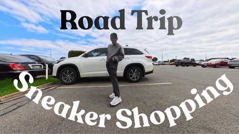 Sneaker Shopping on a road trip.
