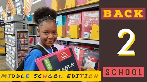 BACK 2 SCHOOL SUPPLY SHOPPING: MIDDLE SCHOOL EDITION