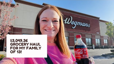 $3,049.36 GROCERY HAUL FOR MY FAMILY OF 13!