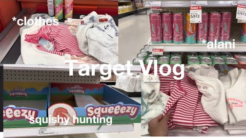 TARGET VLOG🧘🏼‍♀️💐🛍️ | squishy hunting | clothes | drinks | 