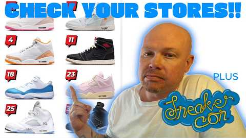 Sneaker Con Mini Vlog plus April Releases!