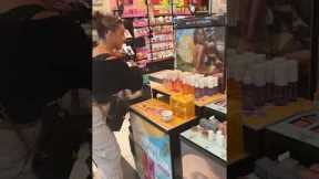 1 MIN UNLIMITED SHOPPING SPREE… sorry @Gab @Fenty Beauty #sephora #sephorahaul #sephorahauls