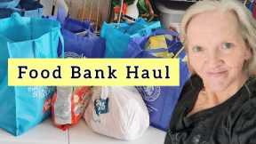 Huge Food Bank Grocery Pantry Haul - Waiting in Line to Shop - Blessings Help So Many People