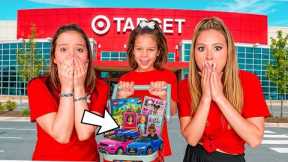 I’LL BUY ANYTHING THAT FITS INTO A MINI TARGET SHOPPING CART CHALLENGE 🛒🤭 #shopping #trending 