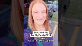 Groceries and Back To School Supplies Shopping!