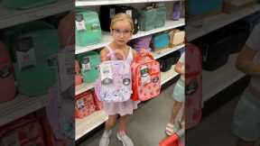 Back to school shopping! #shorts #viral #family #vlog #backtoschool