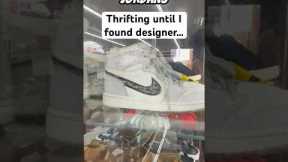 Thrifting until I find designer… #sneaker #shoes