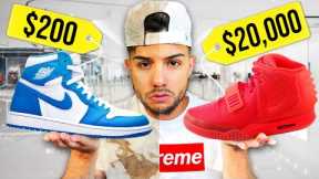 $20,000 VS $200 Sneaker Shopping