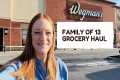 FAMILY OF 13 GROCERY HAUL