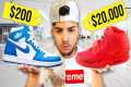 $20,000 VS $200 Sneaker Shopping
